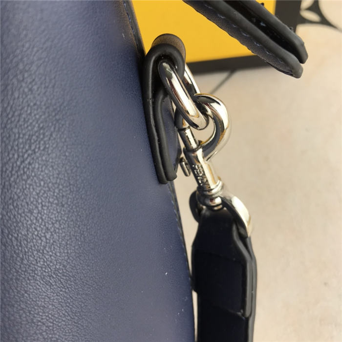 Fendi BY THE WAY MEDIUM Navy leather Boston bag