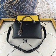 Fendi BY THE WAY MEDIUM Black leather Boston bag