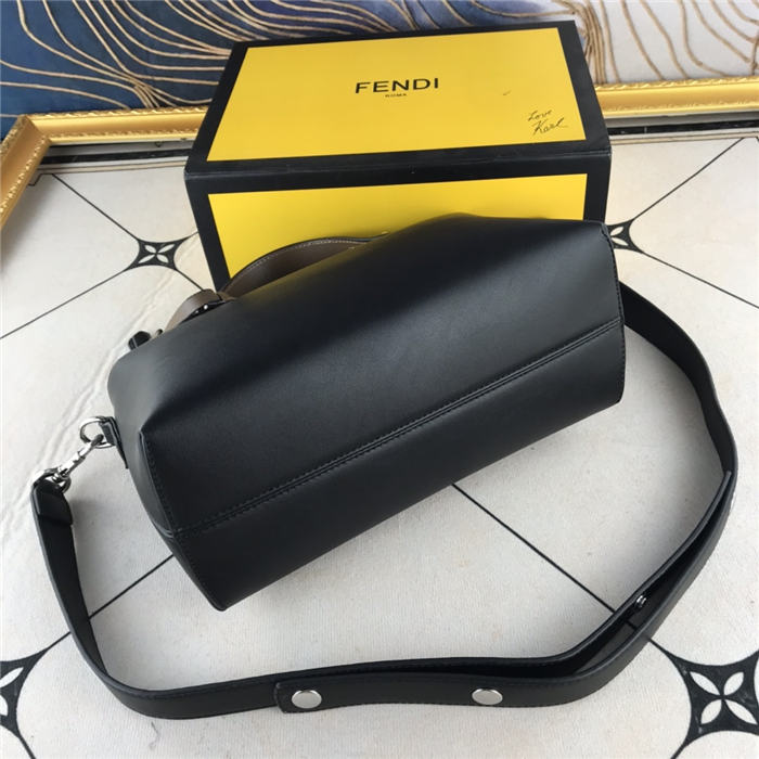 Fendi BY THE WAY MEDIUM Black leather Boston bag