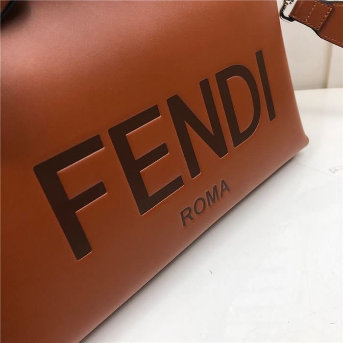 Fendi BY THE WAY MEDIUM Brown leather Boston bag