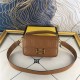 Fendi BAGUETTE nappa leather bag Brown Mid