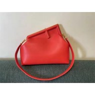 Fendi First Medium Leather Bag Red High