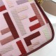 Fendi BAGUETTE Canvas Bag Embroidered FF Mid