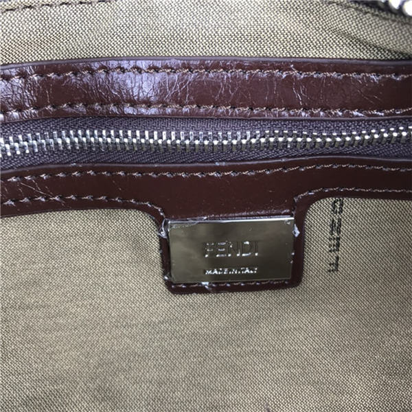 Fendi BAGUETTE Bag Burgundy Mid