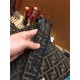 Fendi BAGUETTE Brown fabric bag Mid