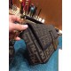 Fendi BAGUETTE Brown fabric bag LARGE Mid