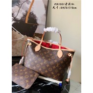 Louis Vuitton NEVERFULL PM Monogram Red High