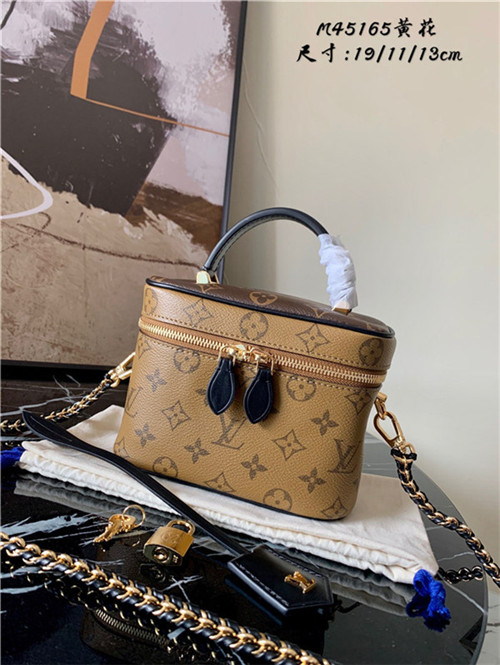 Louis Vuitton Vanity PM Bag Monogram Reverse M45165 High