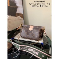 Louis Vuitton Multi Pochette accessories Monogram Canvas Pink/Green High