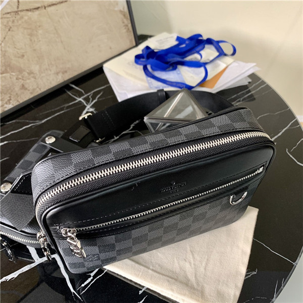 Louis Vuitton SCOTT MESSENGER Damier Graphite High