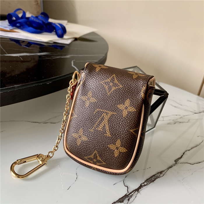 Louis Vuitton Pochette Tulum Coin Case Purse Pouch Bag Monogram High