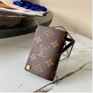 Louis Vuitton Porte Cartes Credit Pression card case Monogram High