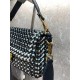 Fendi BAGUETTE Bag Canvas Interlace Mid