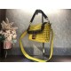 Fendi BAGUETTE Bag Interlace Yellow Mid