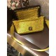 Fendi BAGUETTE Bag Interlace Yellow Mid