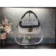 Fendi BAGUETTE Bag Interlace White Mid