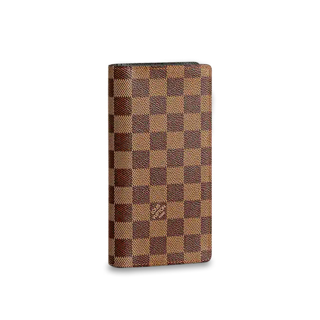 Louis Vuitton BRAZZA WALLET Damier Ebene High