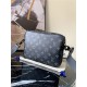 Louis Vuitton STEAMER MESSENGER Monogram Eclipse High