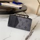 Louis Vuitton COIN CARD HOLDER Monogram Eclipse Reverse High