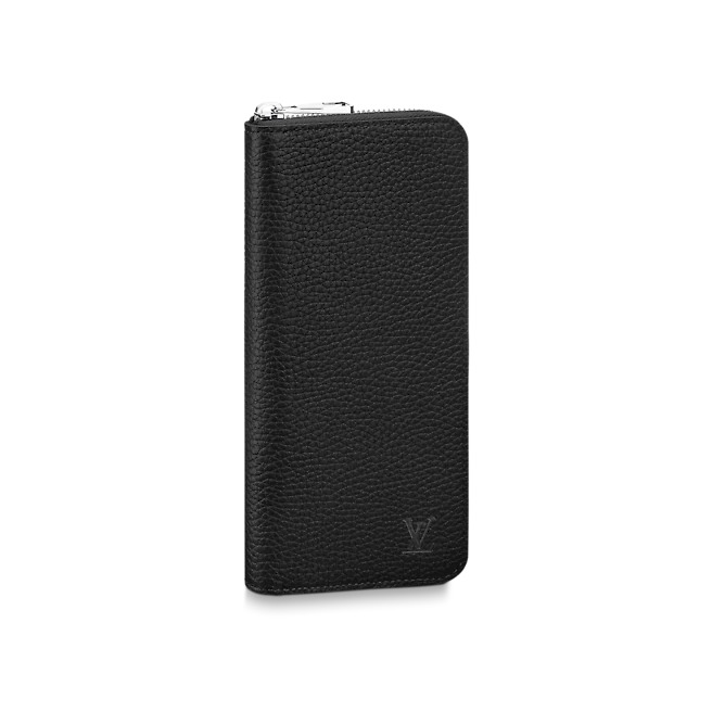 Louis Vuitton ZIPPY WALLET VERTICAL Taurillon Black High