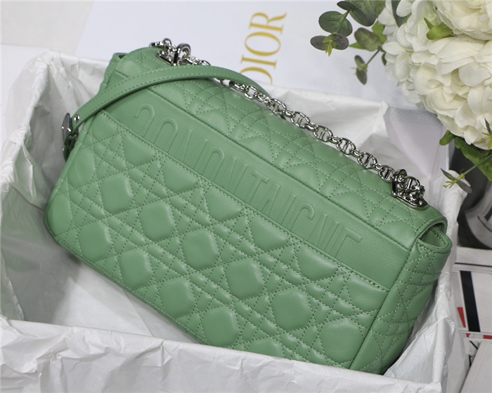 Dior LARGE CARO BAG Calfskin Green mid