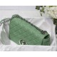 Dior LARGE CARO BAG Calfskin Green mid