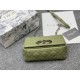 Dior SMALL CARO BAG Calfskin Green mid