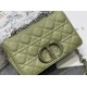 Dior SMALL CARO BAG Calfskin Green mid