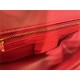 Dior SMALL CARO BAG Calfskin Red mid