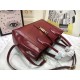 Jackie 1961 medium tote bag Burgundy mid