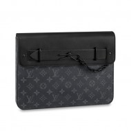 Louis Vuitton POCHETTE STEAMER Monogram Eclipse High