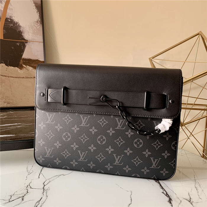 Louis Vuitton POCHETTE STEAMER Monogram Eclipse High