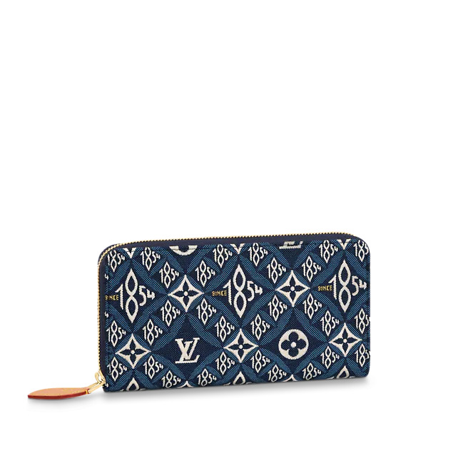 Louis Vuitton ZIPPY WALLET SINCE 1854 Blue High