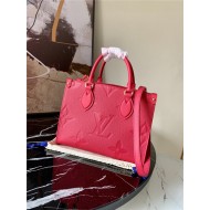 Louis Vuitton ONTHEGO PM Monogram Empreinte Freesia Pink High