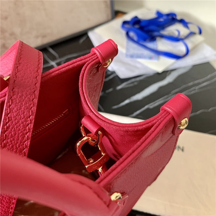 Louis Vuitton ONTHEGO PM Monogram Empreinte Freesia Pink High