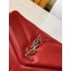 LOULOU TOY BAG IN MATELASSÉ "Y" LEATHER Red mid