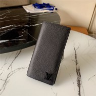 Louis Vuitton BRAZZA WALLET LV Aerogram calf leather High