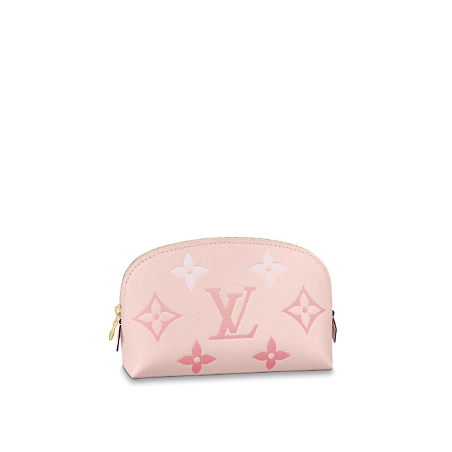 Louis Vuitton COSMETIC POUCH PM Monogram Empreinte Pink High