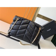 PUFFER MEDIUM BAG IN QUILTED LAMBSKIN mid