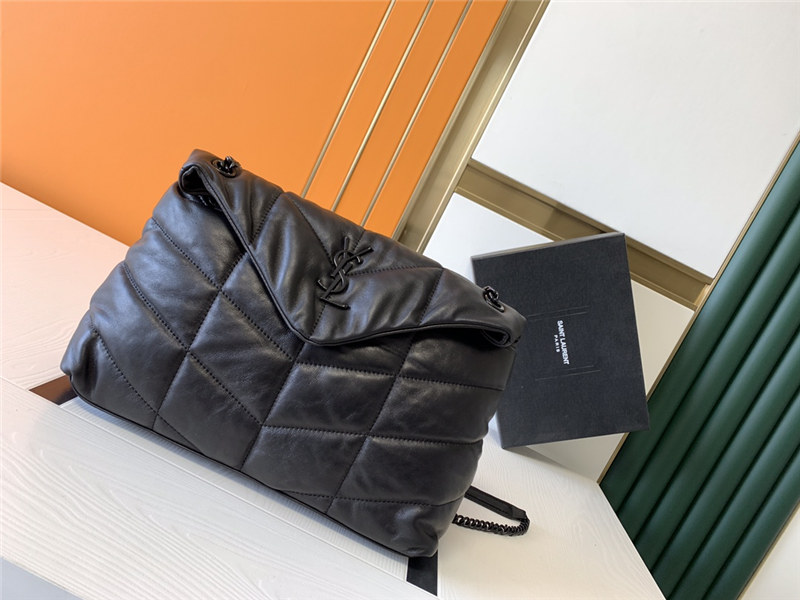 PUFFER MEDIUM BAG IN QUILTED LAMBSKIN mid