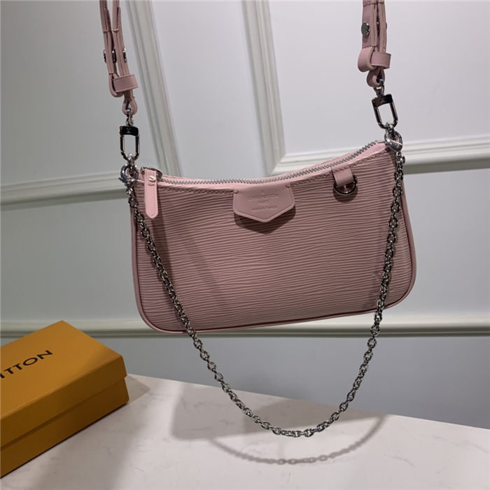 Louis Vuitton EASY POUCH ON STRAP Epi Rose Ballerine Pink High