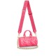 Louis Vuitton PAPILLON BB Quilted and embroidered smooth calf leather Dragon Fruit Pink M59826 High