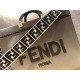 Fendi SUNSHINE MEDIUM Canvas Bag Khaki