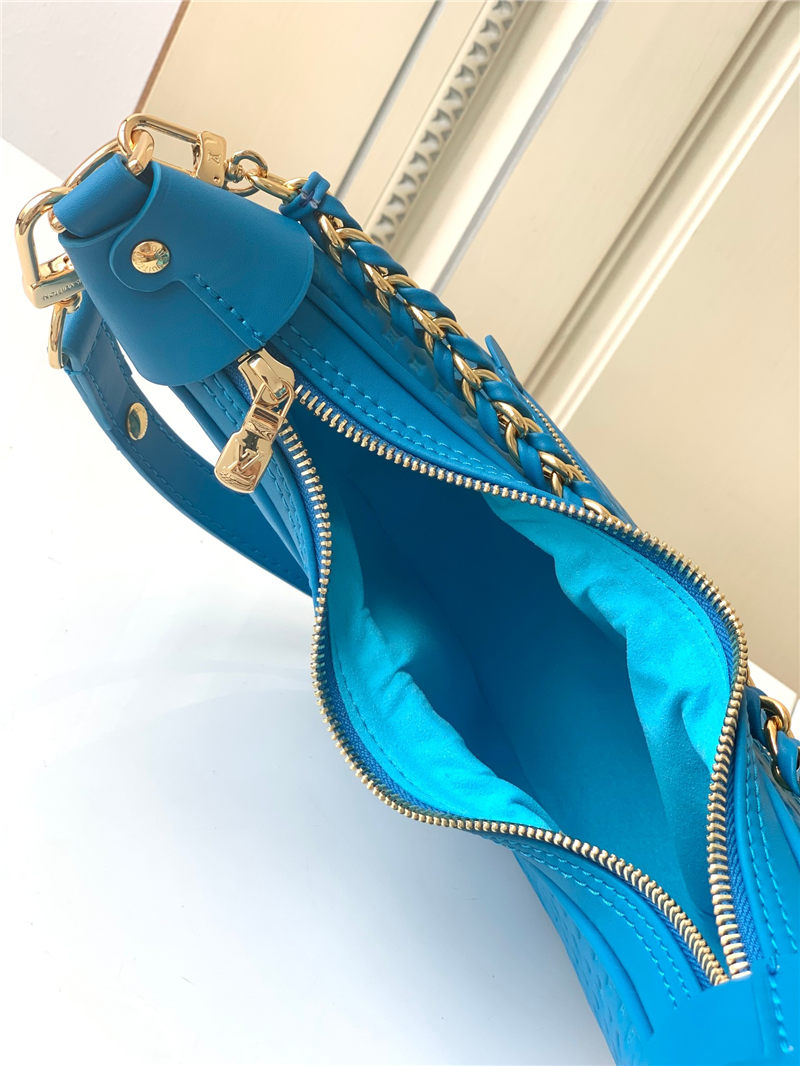 Louis Vuitton LOOP Baguette Handbag Calfskin M22593 Blue High