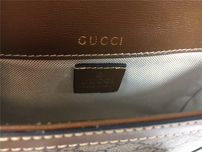 Gucci Horsebit 1955 mini bag Brown Trim mid