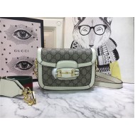 Gucci Horsebit 1955 mini bag White Trim mid