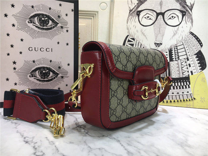 Gucci Horsebit 1955 mini bag Wine Trim mid