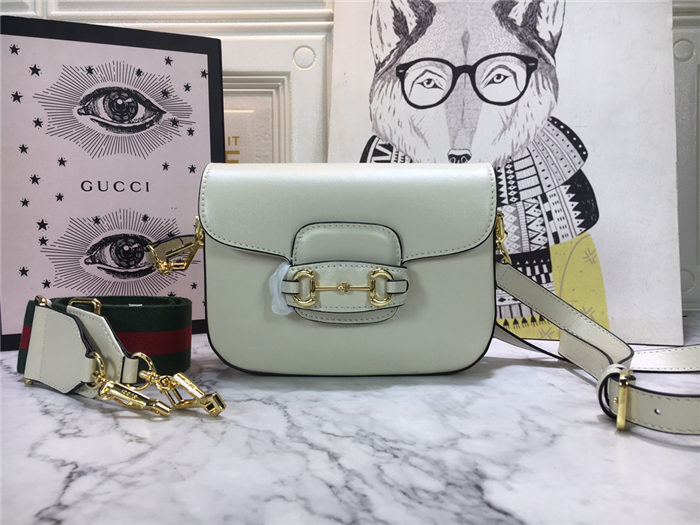 Gucci Horsebit 1955 mini bag Off-White mid