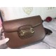 Gucci Horsebit 1955 shoulder bag 602204 Brown mid