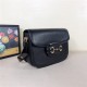 Gucci Horsebit 1955 shoulder bag 602204 Black mid